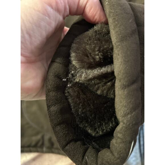 Big Chill Penny Lane Style Faux Suede and Fur Brown Coat XL - Picture 3 of 9